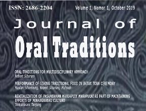 Jurnal Internasional tentang Tradisi Lisan
