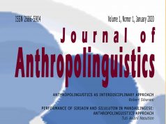 Journal of Anthropolinguistics Terima Artikel Peminat dan Peneliti Bidang Antropolinguistik