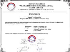 Ketua Umum Batak Center akan Lantik Kepengurusan DPW Sumut tanggal 17 November 2022 di Medan